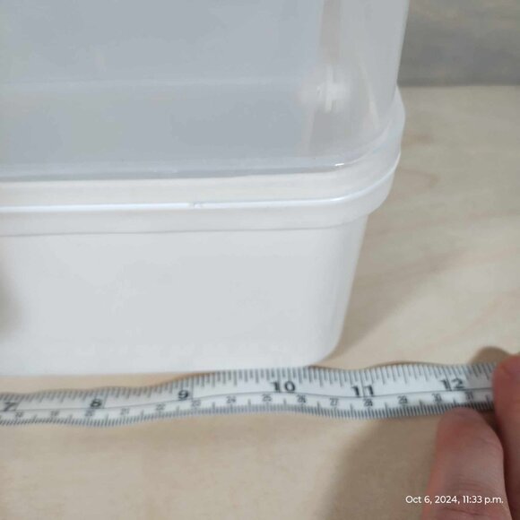 Clear box for medical/health and beauty etc with Handle and turning clasp 2trays - Picture 9 of 10